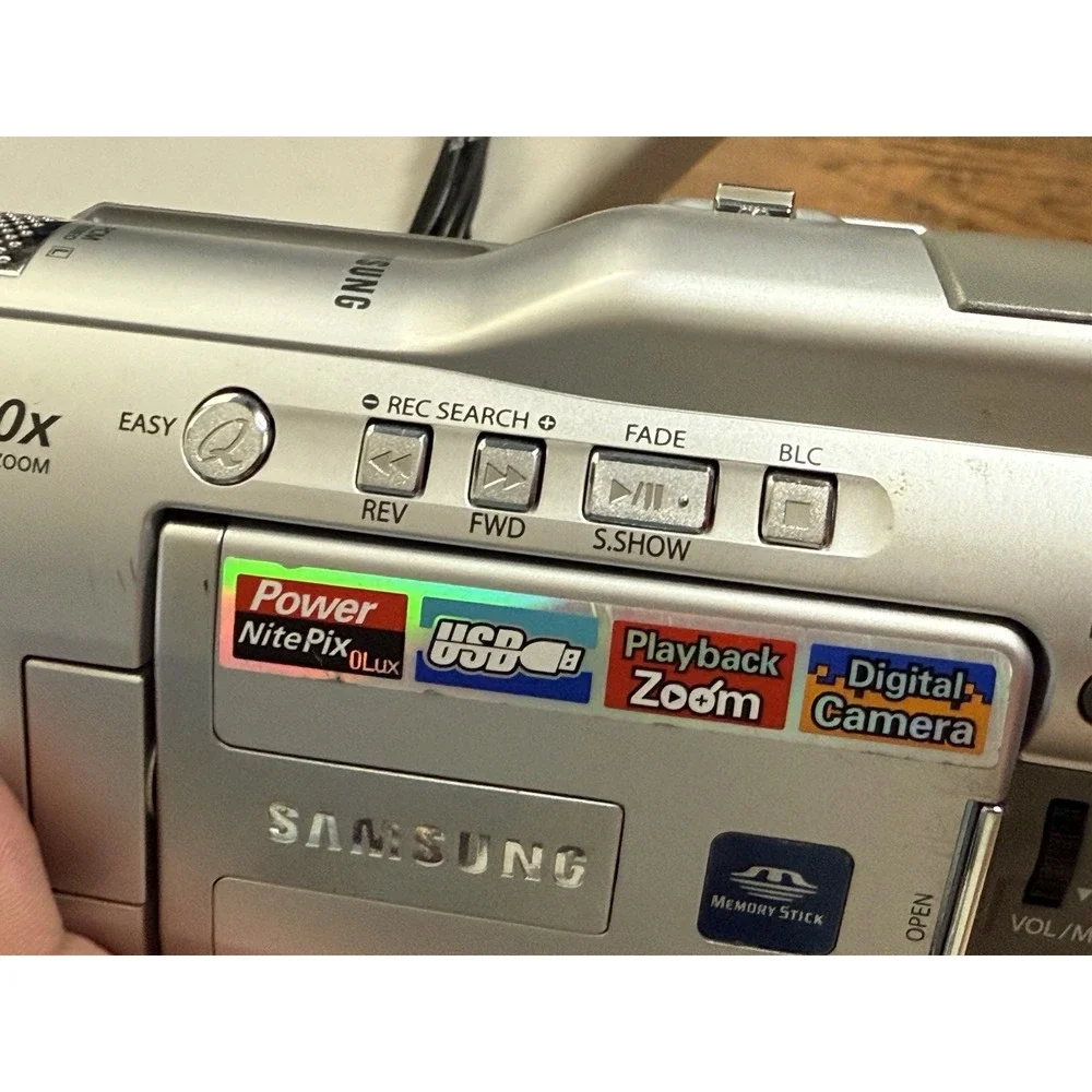 Samsung SCD23 Digital Camcorder With‎ Box , Power Cord , Etc , No Battery